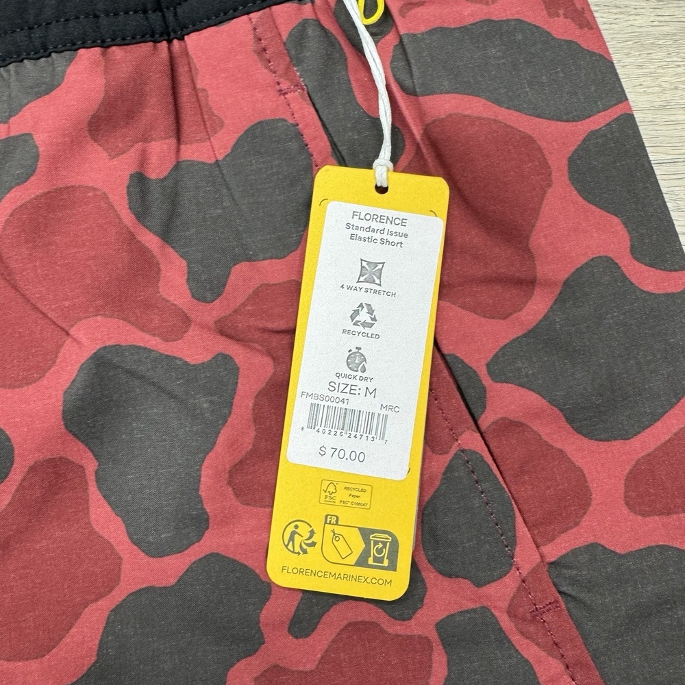 NWT Florence Marine X Standard Issue Short Red Camo Men's Sz M - Picture 5 of 10